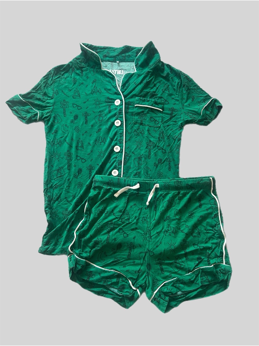 Katie J NYC “Camper” Pajama Set (size large)